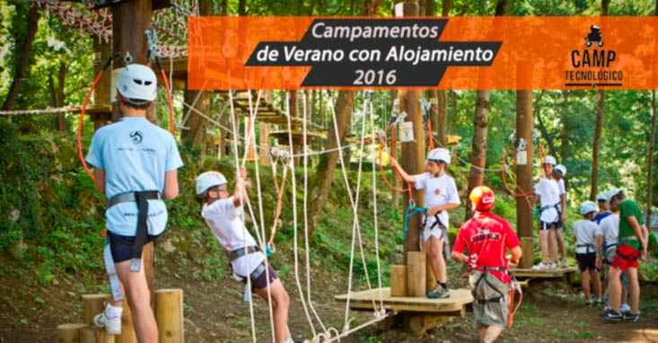 campamentos de verano, niños, tecnología y diversión