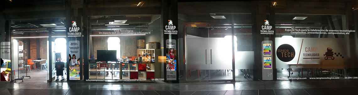 azkuna zentroa, alhondiga, espacio de camp tecnológico, tecnología, niñas, niños, club
